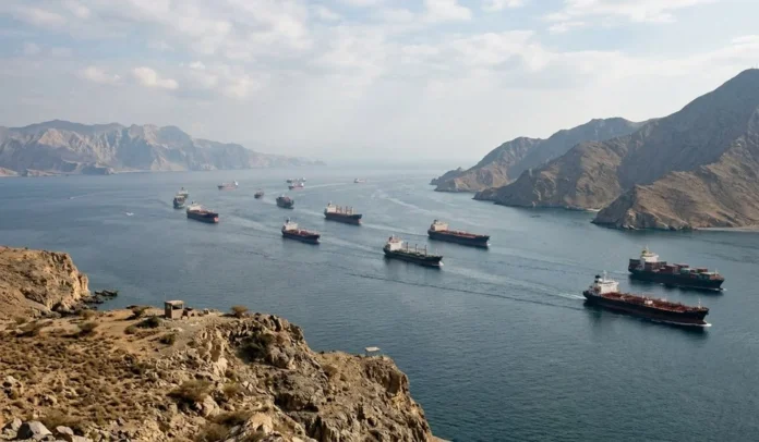 navios no Estreito de Ormuz rota crítica para fertilizantes e alimentos