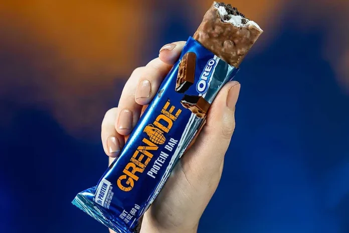 Barras proteicas Grenade, marca da Mondelez que inicia expansão nos Estados Unidos.